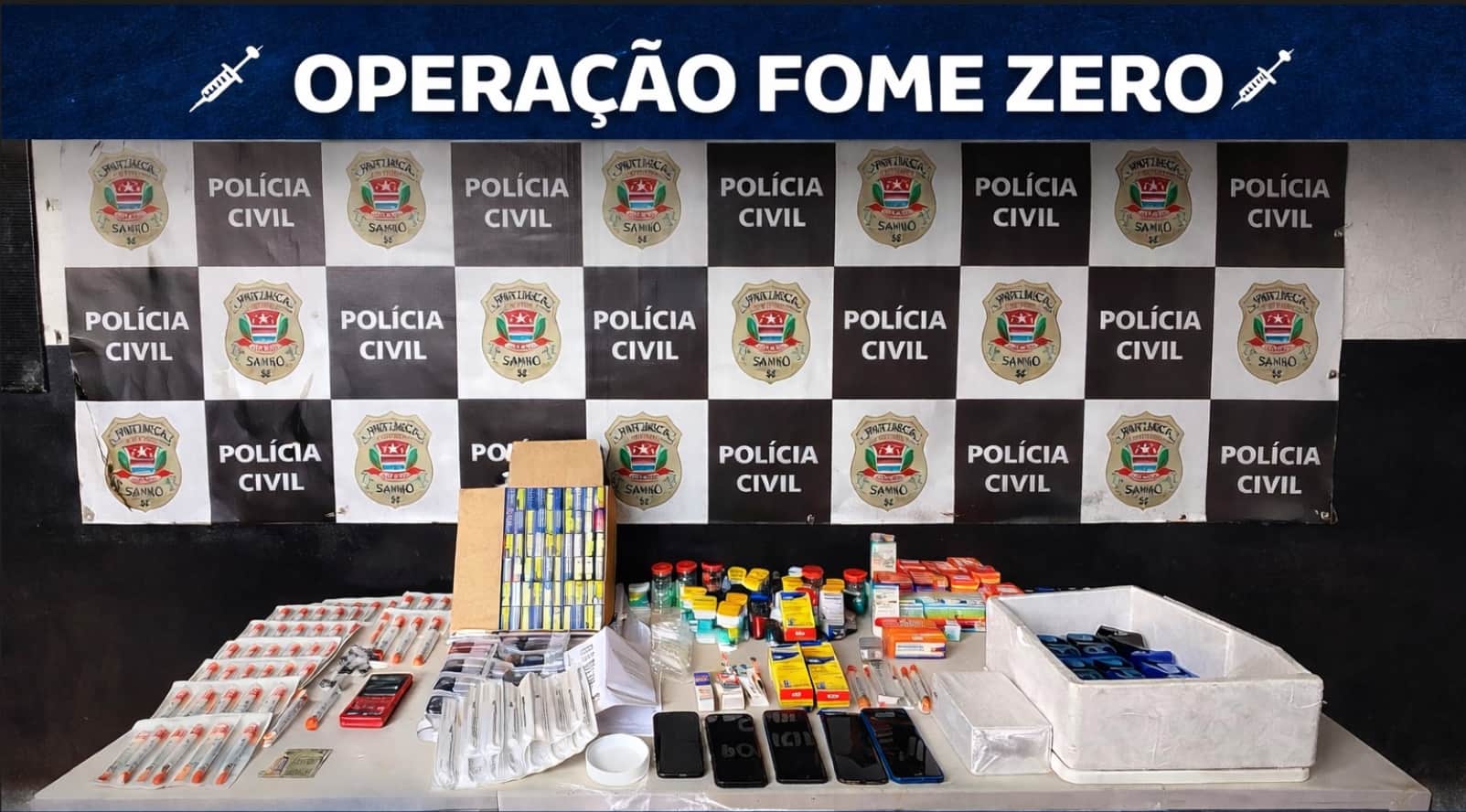 Polícia Civil deflagra “Operação Fome Zero” contra venda ilegal de medicamentos - Cidade em Cesário Lange