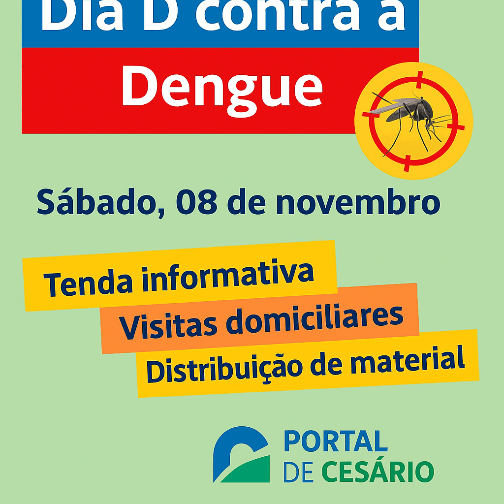 Prefeitura de Cesário Lange realiza Dia D de Mobilização Contra a Dengue neste s - Saúde em Cesário Lange