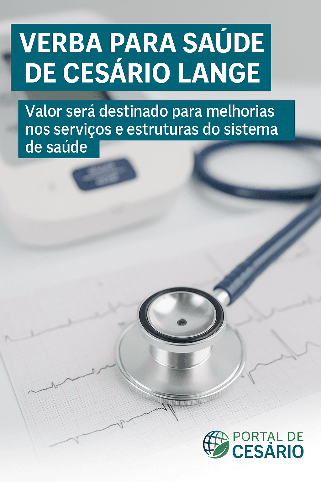 Valor de emenda parlamentar é anunciado para reforçar a saúde em Cesário Lange - Saúde em Cesário Lange