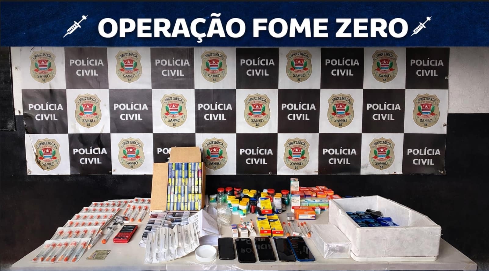 Polícia Civil deflagra “Operação Fome Zero” contra venda ilegal de medicamentos - Cidade em Cesário Lange