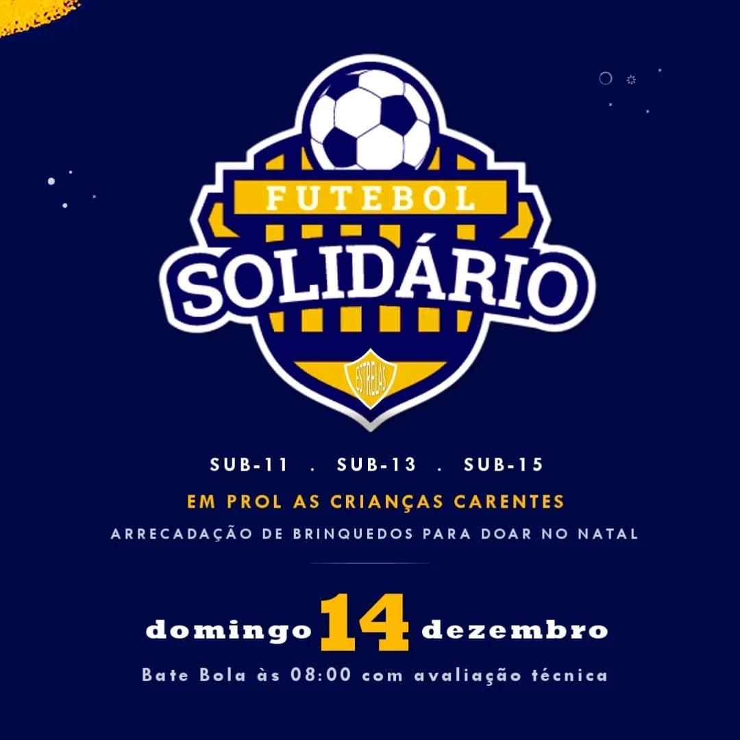 Futebol Solidário em prol das crianças carentes