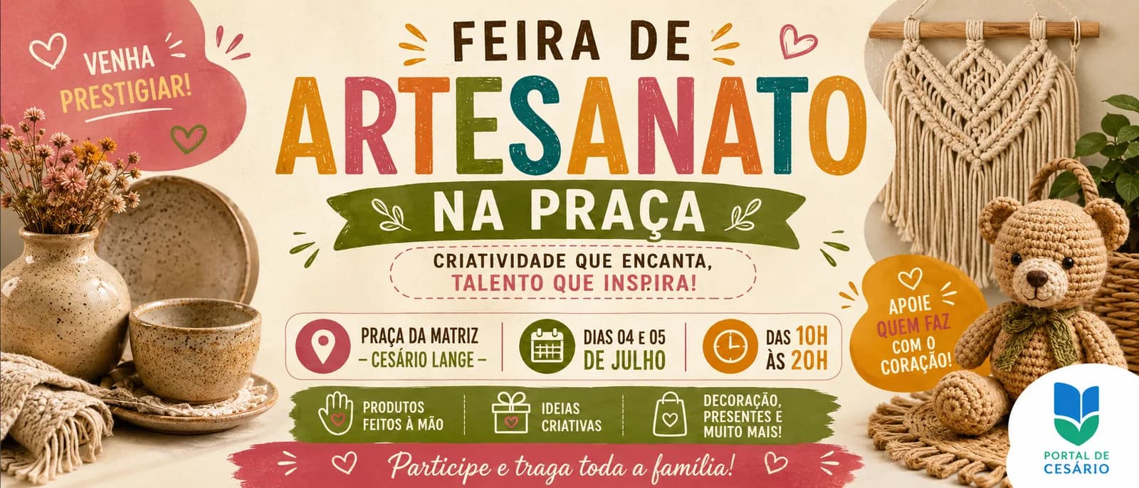 Artesanato na Praça