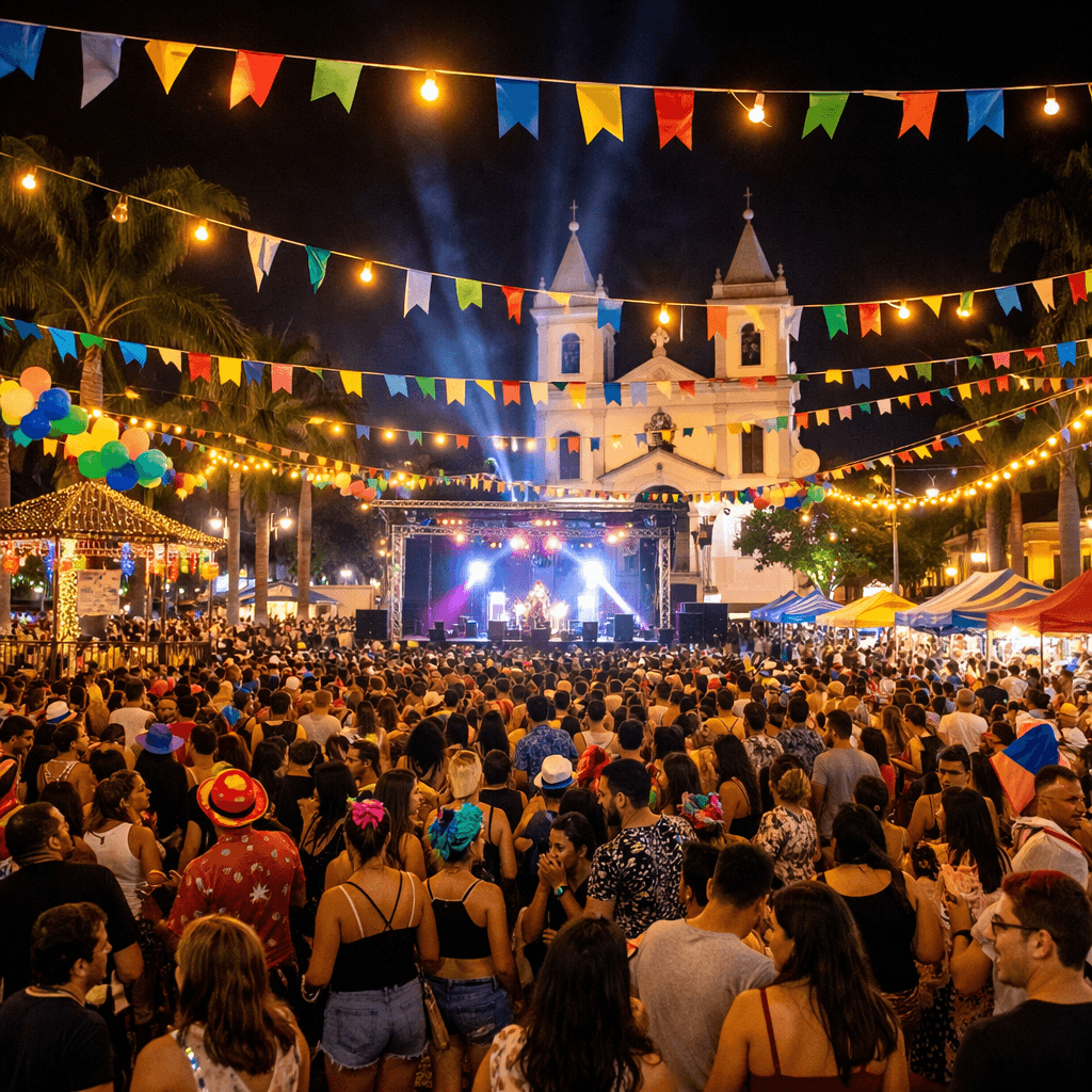 Carnaval 2026 em Cesário Lange: tradição, família e alegria na Praça da Matriz - Cultura em Cesário Lange