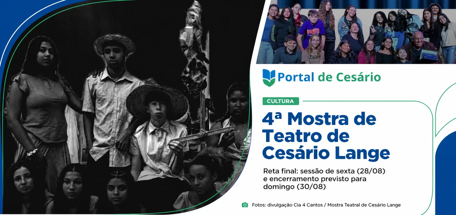 4ª Mostra de Teatro de Cesário Lange entra na última semana e encerra no dia 30