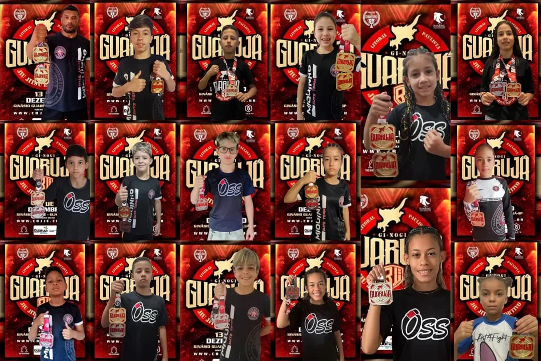 Equipe de Jiu-Jitsu de Cesário Lange encerra temporada com resultados expressivos no litoral paulista