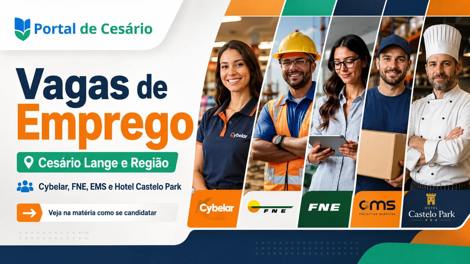 Empresas anunciam vagas de emprego em Cesário Lange e região; veja como se candi - Empregos em Cesário Lange