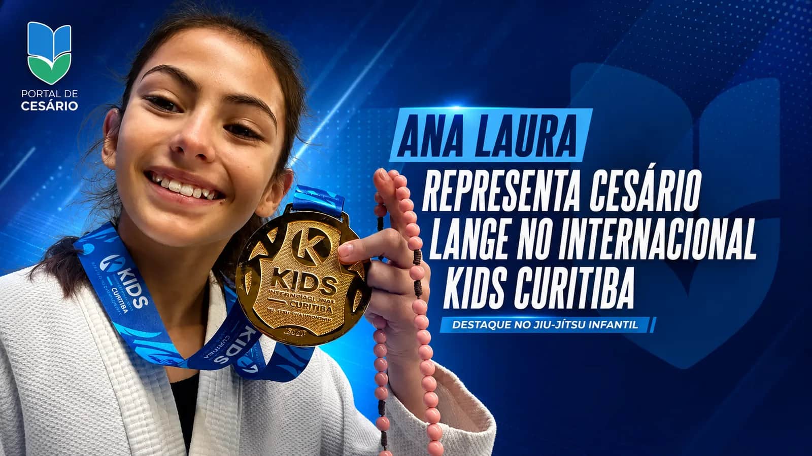 Ana Laura Leite de Miranda, de Cesário Lange, é ouro no Kids International de Cu - Esportes em Cesário Lange