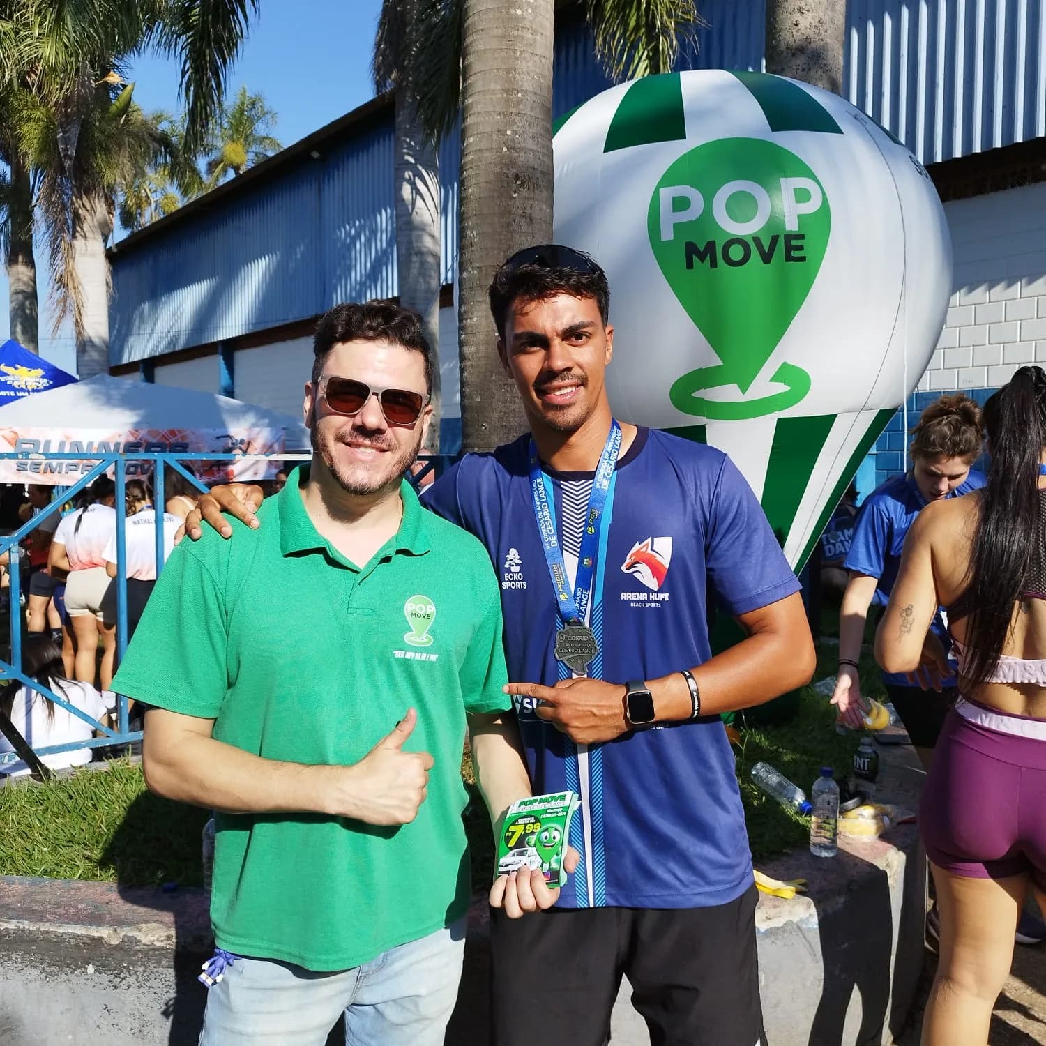 Corrida aniversário de Cesário Lange onde fomos um dos patrocinadores