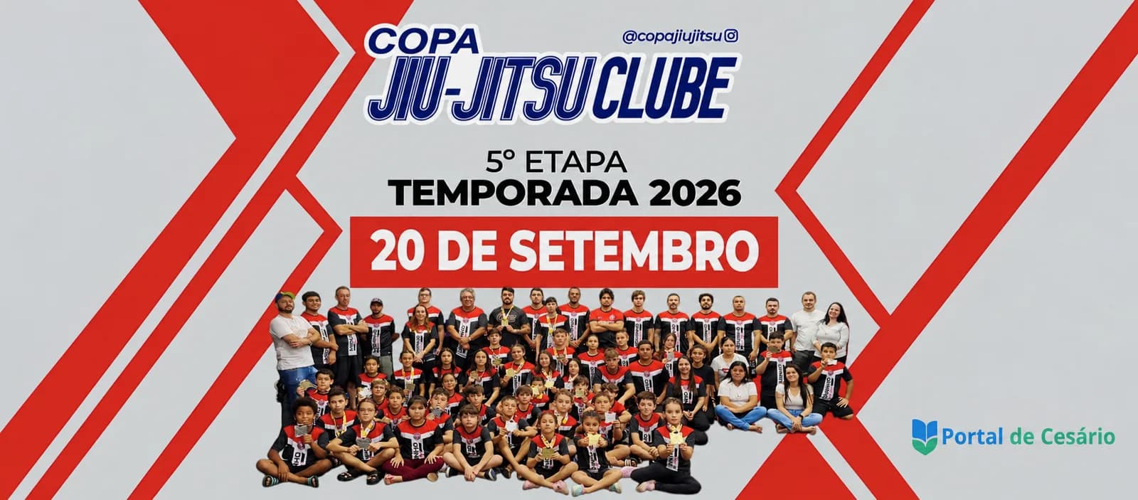 Miquinho Jiu-Jitsu, de Cesário Lange, conquista 45 medalhas e dois troféus na Copa Jiu-Jitsu Clube, em Tatuí