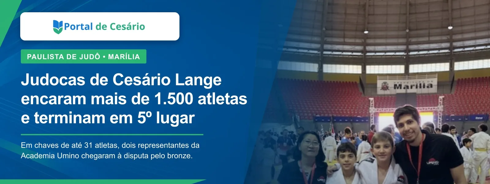 Judocas de Cesário Lange enfrentam mais de 1.500 atletas no Paulista de Judô, em - Esportes em Cesário Lange